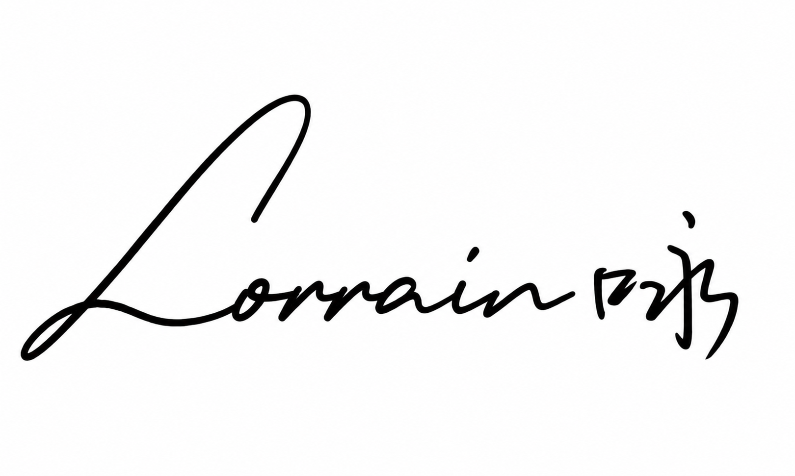 Lorrain Wei Signature